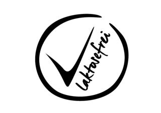 Auf dem Bild ist ein Symbol zu sehen, das anzeigt, dass ein Produkt laktosefrei ist.