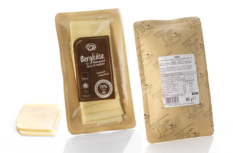 Auf dem Bild ist eine Verpackung von Käse mit der Bezeichnung