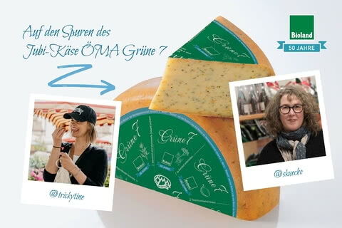 Auf dem Bild wird der Jubliäums-Käse