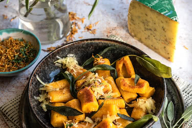 Kuerbis Gnocchi Gruene 7 SKueche