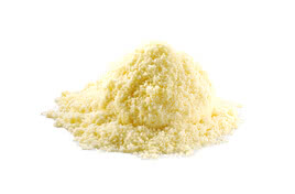 Auf dem Bild ist ein Haufen gelbes Pulver zu sehen.