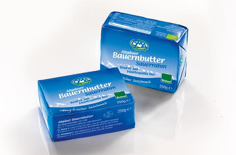 ÖMA Allgäuer Bauernbutter Sauerrahm, Bioland