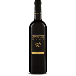 Das Bild zeigt eine Flasche Wein mit der Bezeichnung