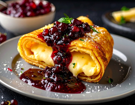 kaesepfannkuchen-mit-beeren-marmelade