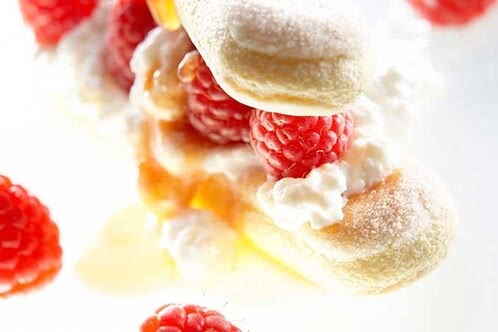 Rezept Himbeer-Tiramisu mit Cottage Cheese